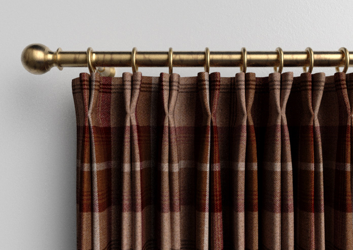 Highland, Mulberry - Made to Measure Curtains - Image 10